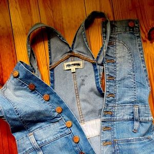 Madewell Sample size button down overall Size S.